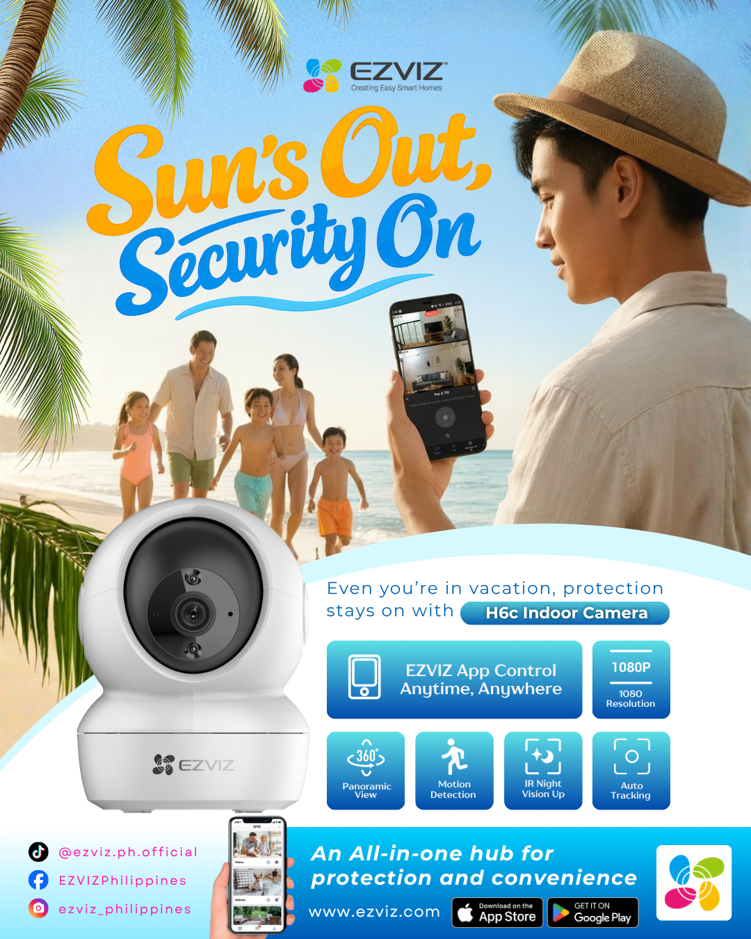 EZVIZ home security camera summer campaign